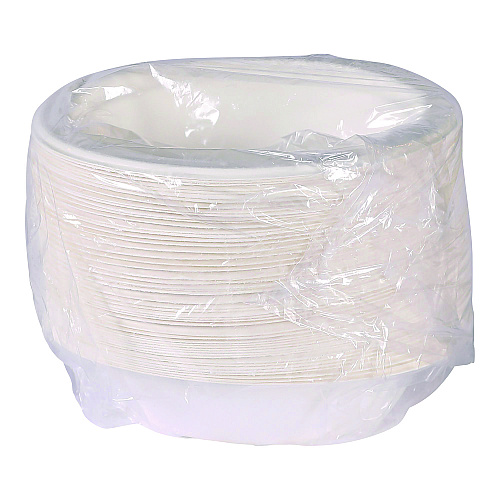 Eco-Products Renewable Sugarcane Bowls, 12 oz, Natural White, 50/Pack, 20 Packs/Carton (EPBL12)