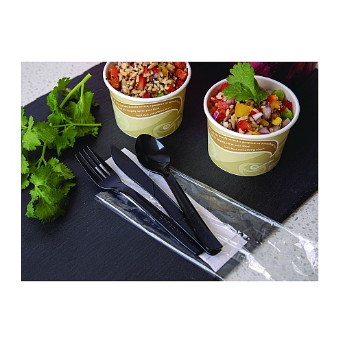 Eco-Products 100% Recycled Content Cutlery, Fork, 6", Black, 50/Pack, 20 Pack/Carton (EPS112)