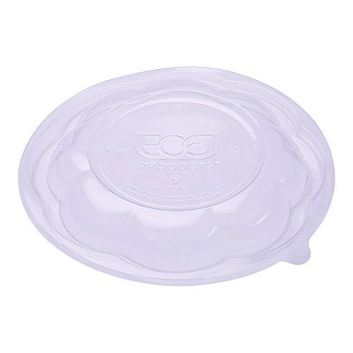 Eco-Products Salad Bowls, 48 oz, 6.69" Diameter x 4.38"h, Clear, Plastic, 300/Carton (EPSB48BASE)
