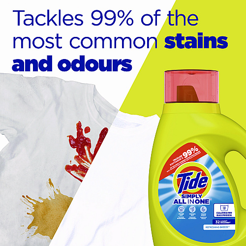 Tide&reg; Simply Clean & Fresh Liquid Laundry Detergent, 84 oz, 4 Bottles (13143)