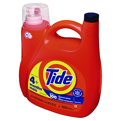 Tide&reg; Liquid Laundry Detergent, Original Scent, 132 oz., 4 Bottles (12101)