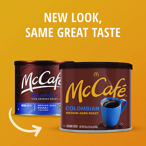 McCafe Ground Coffee, Colombian, 30 oz Can (7153EA)
