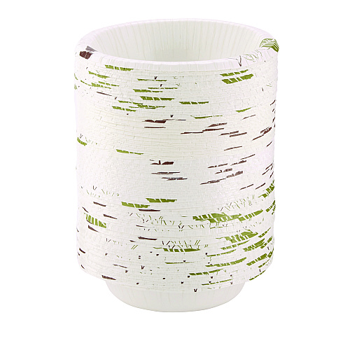 Dixie Pathways with Soak Proof Shield Heavyweight Paper Bowls, WiseSize, 12 oz, Green/Burgundy, 500/Carton (SXB12WS)