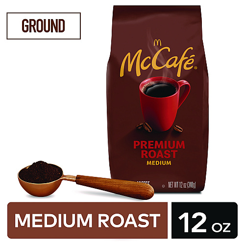 McCafe Ground Coffee, Premium Roast, 12 oz Bag (5535EA)