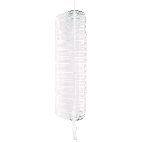 HFA Handi-Lock Single Compartment Food Container, 12 oz, 8.63 x 2.75 x 5.25, Clear, Plastic, 500/Carton (6051S500)