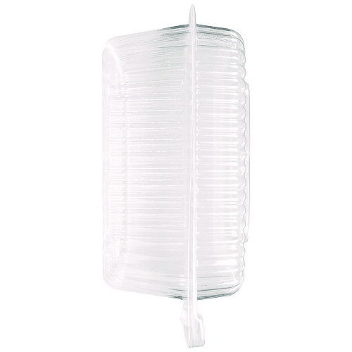 HFA Handi-Lock Single Compartment Food Container, 46 oz, 8 x 3 x 8.87, Clear, Plastic, 250/Carton (6091S250)