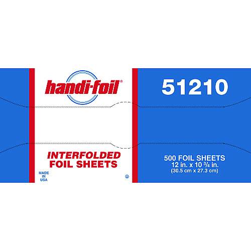 HFA Interfold Sheets, 10.75 x 12, 500 Sheets/Box, 6 Boxes/Carton (51210)