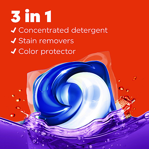 Tide PODS Laundry Detergent, Spring Meadow, 66 oz Tub, 76 Pacs/Tub (09166EA)