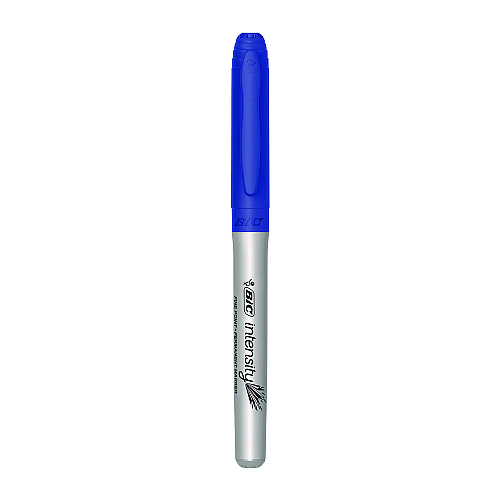 BIC Intensity Fine Tip Permanent Marker, Fine Bullet Tip, Assorted Colors, Dozen (GPMAP12NAST)