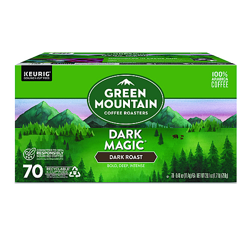 Keurig Dark Magic Extra Bold Coffee K-Cups, Regular, 70/Box (5000373740)