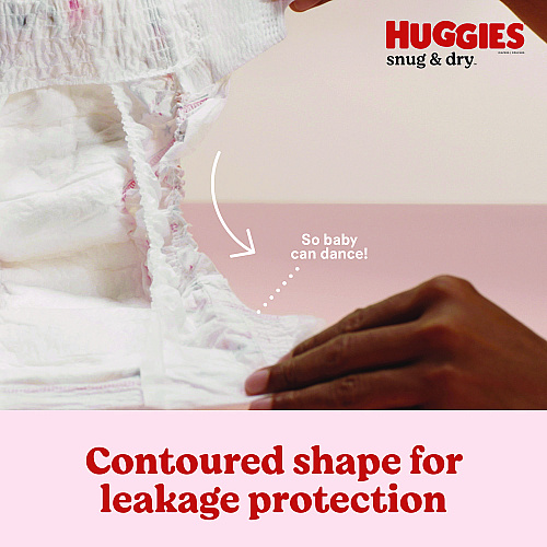 Huggies&reg; Sung and Dry Diapers, Size 6, 35+ lbs., 104 Diapers (51516)