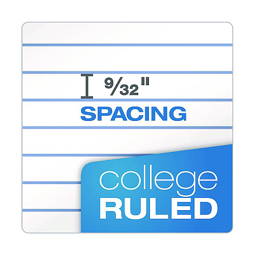 Oxford Poly One-Subject Notebook, 1 Subject, College Rule, Randomly Assorted Cover Color, (100) 11 x 9 Sheets (10590)