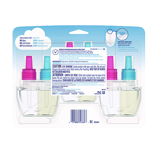 Febreze PLUG Air Freshener Refills, Downy April Fresh, 0.87 oz (52369)