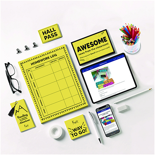 Astrobrights Color Cardstock -"Punchy Pastels" Assortment, 65 lb Cover Weight, 8.5 x 11, Lively Lemon, 100/Pack (91785)
