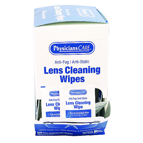 PhysiciansCare Lens Cleaning Wipe, 50/Box (91294)
