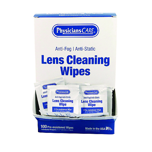 PhysiciansCare Lens Cleaning Wipe, 100/Box (91295)