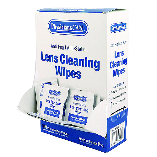 PhysiciansCare Lens Cleaning Wipe, 100/Box (91295)