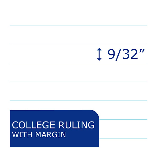 Roaring Spring Studio Series Notebook, 1-Subject, College Rule, Assorted Cover Set 3, (70) 11 x 9 Sheets (11323)