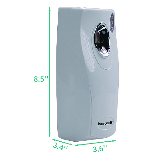 Boardwalk&reg; Classic Metered Air Freshener Dispenser, White (BWK908)