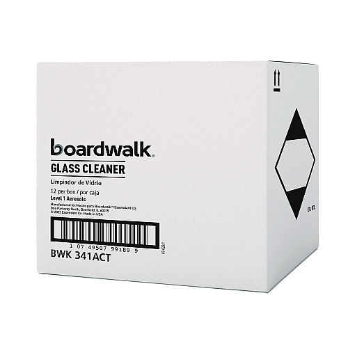 Boardwalk&reg; Heavy Duty Glass Cleaner, Sweet Scent, 20 oz, 12 Cans (BWK341ACT)