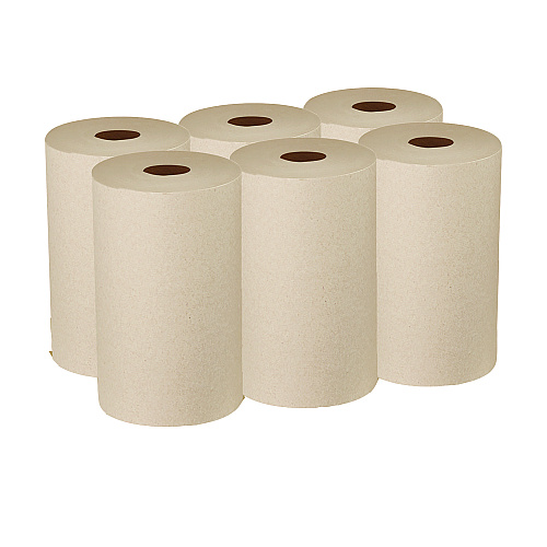 Pacific Blue&reg; Ultra Paper Towels, Brown, 1-Ply, 6,000-ft, , 6 Rolls (26611)