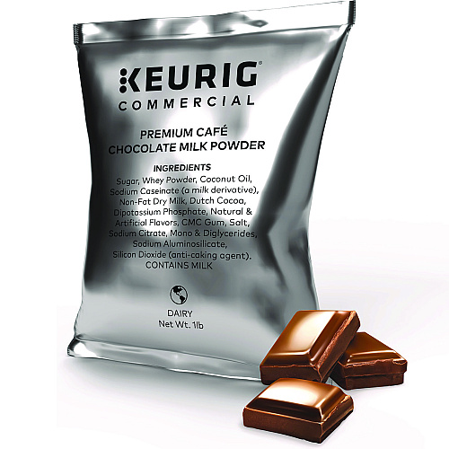 Keurig Premium Cafe Powders, Chocolate, 16 oz Bag, 12/Carton (5000370312)