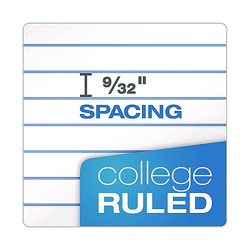 Oxford Three-Subject Notebook, 3 Subject, College Rule, Randomly Assorted Cover Color, (150) 11 x 9 Sheets (10586)