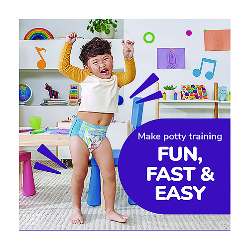 Huggies&reg; Boys Potty Training Pull-Ups, 4T-5T, Size 6, 38-50 lbs, 74 Pack (45270)
