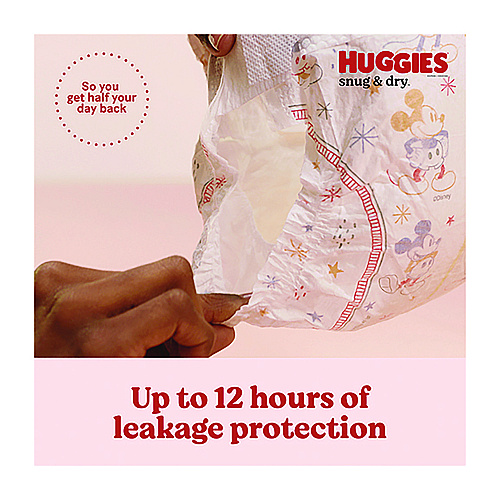 Huggies&reg; Snug and Dry Diapers, Size 1, 8-14 lbs., 108 Diapers (54645)