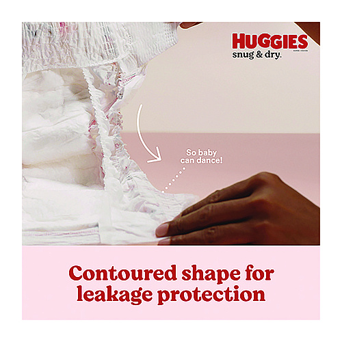 Huggies&reg; Snug and Dry Diapers, Size 1, 8-14 lbs., 108 Diapers (54645)