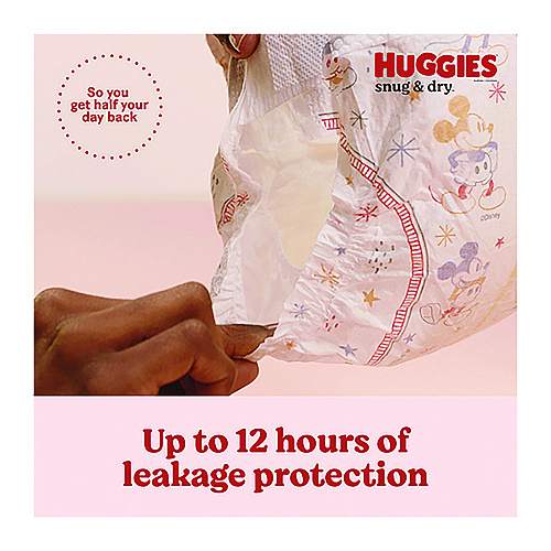 Huggies&reg; Snug and Dry Diapers, Size 2, 12-18 lbs, 100 Diapers (54646)