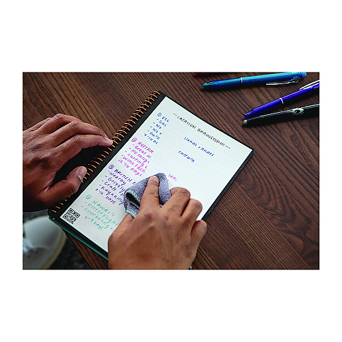 Rocketbook Core Smart Notebook, College Rule, Plum Cover, (38) 8.8 x 6 Sheets (EVR2EKCRR)