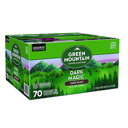 Keurig Dark Magic Extra Bold Coffee K-Cups, Regular, 70/Box (5000373740)