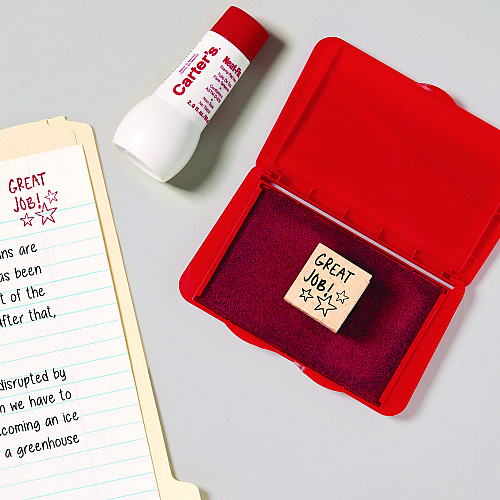 Carter's Neat-Flo Stamp Pad Inker, 2 oz Bottle, Red (21447EA)