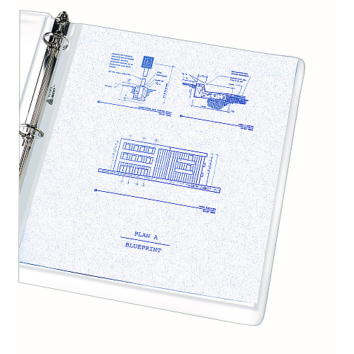 Avery Top-Load Sheet Protector, Economy Gauge, Letter, Semi-Clear, 50/Box (74098)