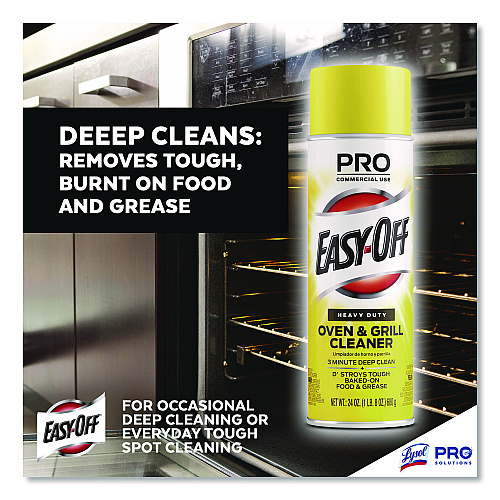 EASY-OFF Oven and Grill Cleaner, Unscented, 24 oz Aerosol Spray (85261EA)