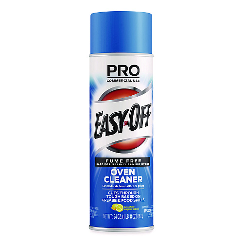 EASY-OFF Fume Free Max Oven Cleaner, Foam, Lemon, 24 oz Aerosol Spray, 6/Carton (85260)