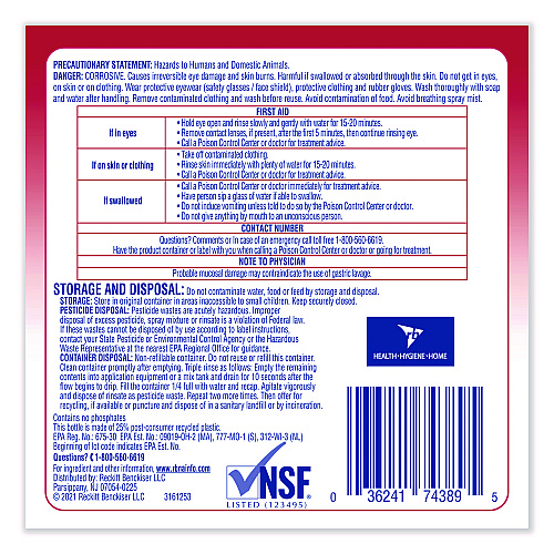 Lysol No Rinse Sanitizer Concentrate, 1 gal Bottle, 4/Carton (74389)