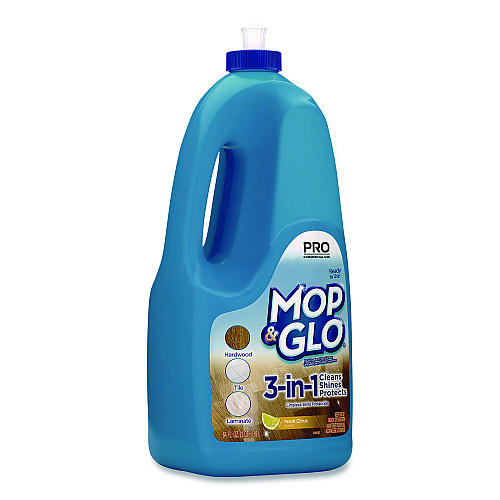 Mop & Glo&reg; Professional Multi-Surface Floor Cleaner, Fresh Citrus Scent, 64 oz Bottle, 6 Bottles (74297CT)
