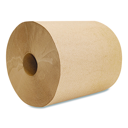 Boardwalk&reg; Hardwound Paper Towels, Brown, 800-ft., 6 Rolls (BWK16GREEN)
