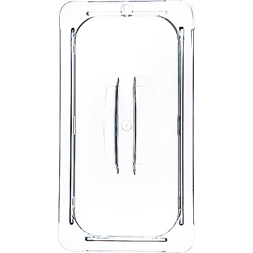 Carlisle StorPlus Polycarbonate Handled Universal Lid, 7 x 12.5 x 0.88, Clear, Plastic (10270U07)