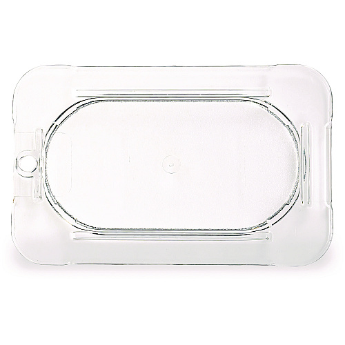 Carlisle StorPlus Polycarbonate Flat Universal Lid, 4.31 x 6.88 x 0.44, Clear, Plastic (10336U07)