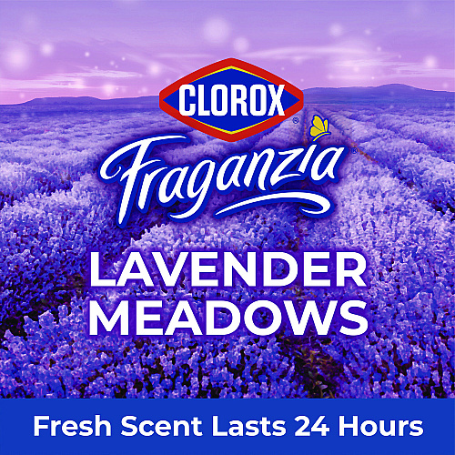 CloroxPro Fraganzia Multi-Purpose Cleaner Concentrate, Lavender Meadows Scent, 175 oz Bottle, 3/Carton (60614CT)