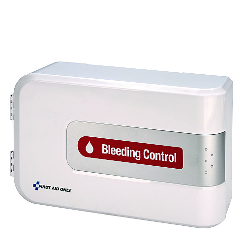 First Aid Only SmartCompliance Complete Bleeding Control Station - Deluxe Pro, 64 Pieces, Plastic Case (91143)