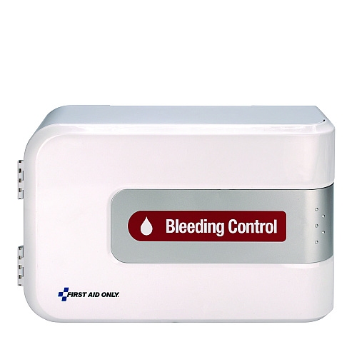 First Aid Only SmartCompliance Complete Bleeding Control Station - Deluxe Pro, 64 Pieces, Plastic Case (91143)