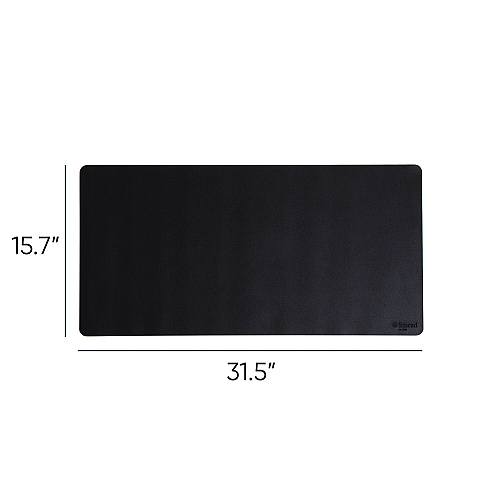 Smead Vegan Leather Desk Pads, 31.5 x 15.7, Charcoal (64833)