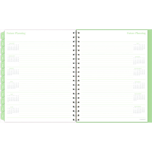 Cambridge Ombre Weekly/Monthly Planner, Colorful Cloud Artwork, 11 x 9.25, Multicolor Cover, 12-Month (Jan to Dec): 2025 (1731905)