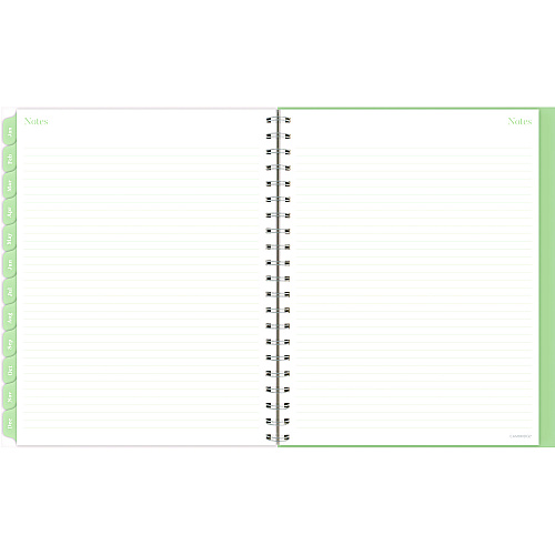 Cambridge Ombre Weekly/Monthly Planner, Colorful Cloud Artwork, 11 x 9.25, Multicolor Cover, 12-Month (Jan to Dec): 2025 (1731905)