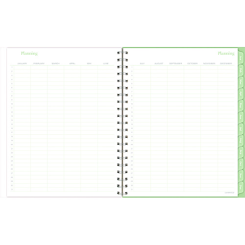 Cambridge Ombre Weekly/Monthly Planner, Colorful Cloud Artwork, 11 x 9.25, Multicolor Cover, 12-Month (Jan to Dec): 2025 (1731905)