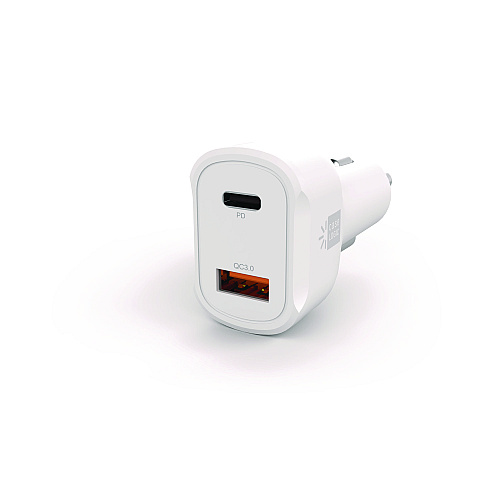 ByTech PD Car Charger, 60 W, Two 2 A Ports, White (CLPDV6105WT)